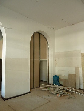 Vor Beginn der Arbeiten