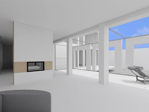 Rendering Wohnzimmer