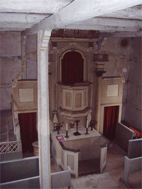 Blick von Empore - vor Sanierung